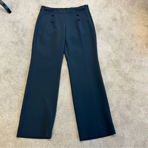 BANANA Republic steel blue sailor pants Sz 8 NWOT - Picture 11 of 11